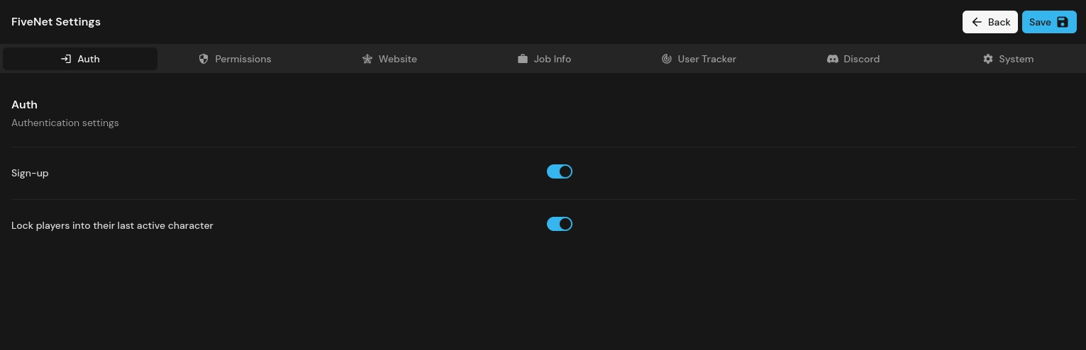 Feature Settings - App Config
