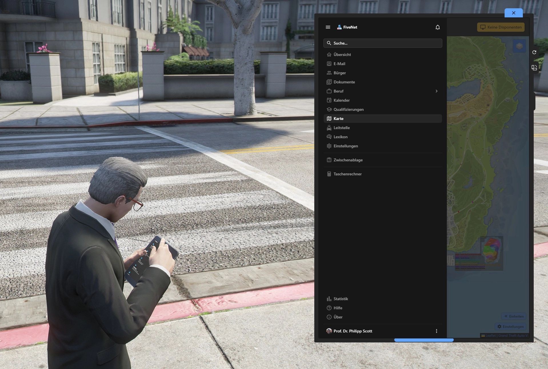 FiveNet FiveM in-game Tablet