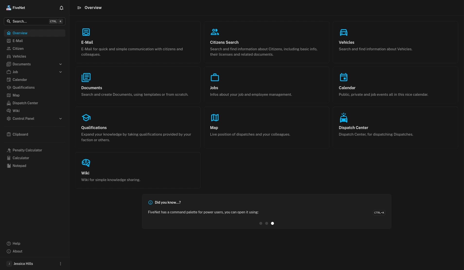 FiveNet App Overview