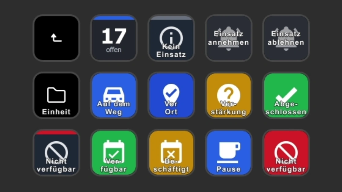 FiveNet StreamDeck Plugin - Example View